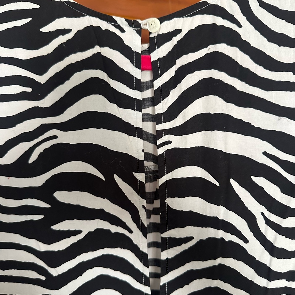 STAUD Zebra Print Maxi Dress - L - Picture 6 of 7